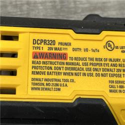 AS-IS DEWALT 20V MAX Cordless Battery Powered Pruner Kit