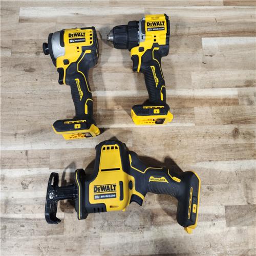 HOUSTON LOCATION - AS-IS DEWALT 3 TOOL COMBO