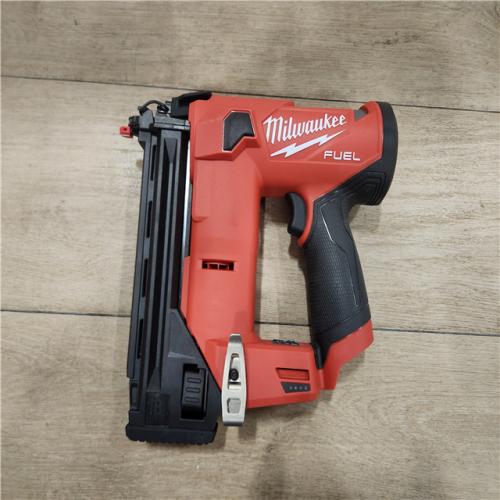 AS-IS- M12 FUEL 12-Volt Lithium-Ion Brushless Cordless 18-Guage Compact Brad Nailer (Tool Only)
