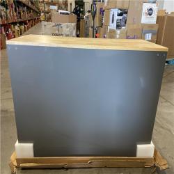 DALLAS LOCATION - Husky Tool Storage 46 in. W Gloss Gray Mobile Workbench Cabinet
