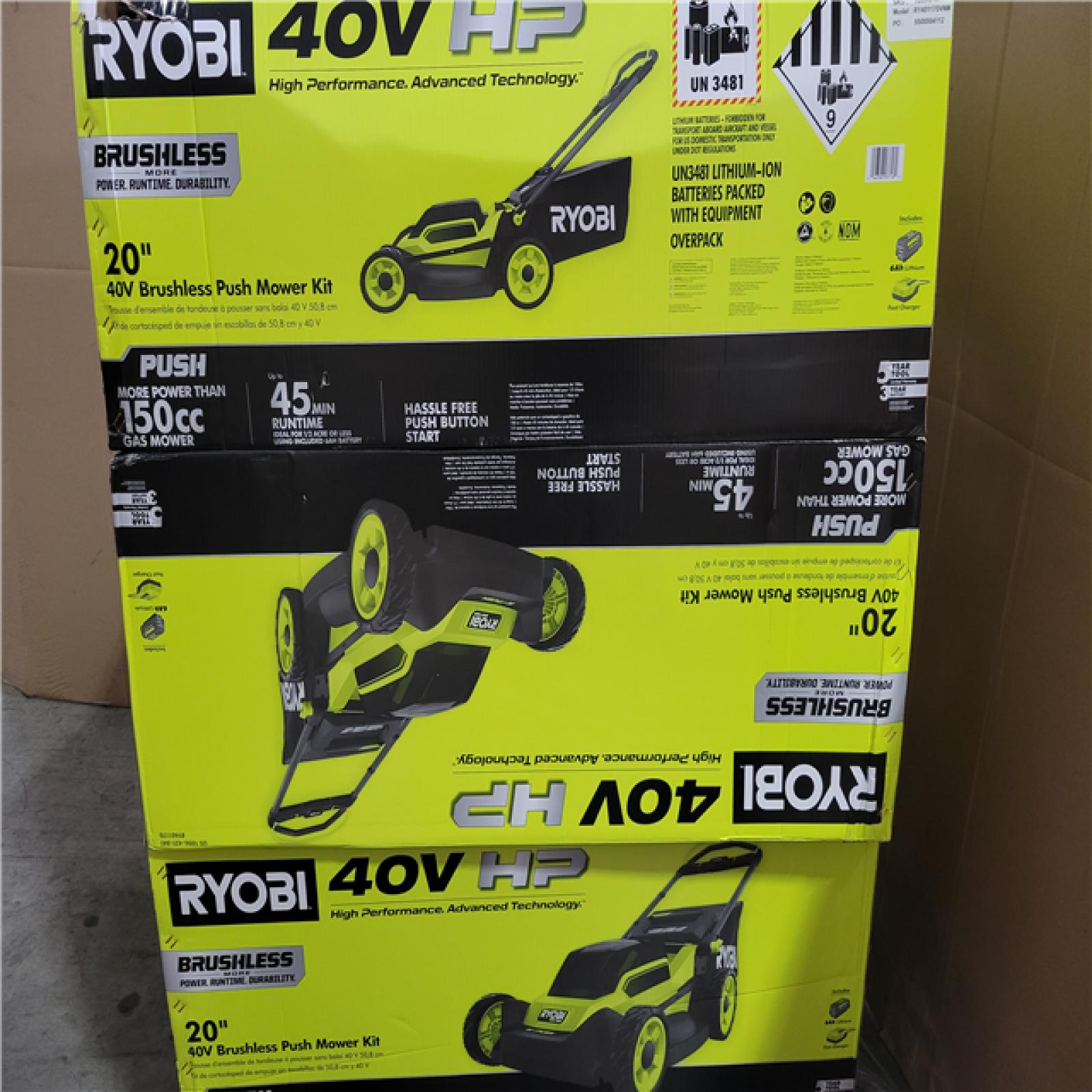 CALIFORNIA AS-IS OUTDOOR POWER EQUIPMENT