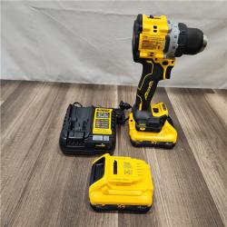 AS-SI -DeWalt 20V XR Lithium-Ion Cordless Brushless 1/2 in. Drill/Driver Kit with (2) 4.0 Ah Batteries and Charger