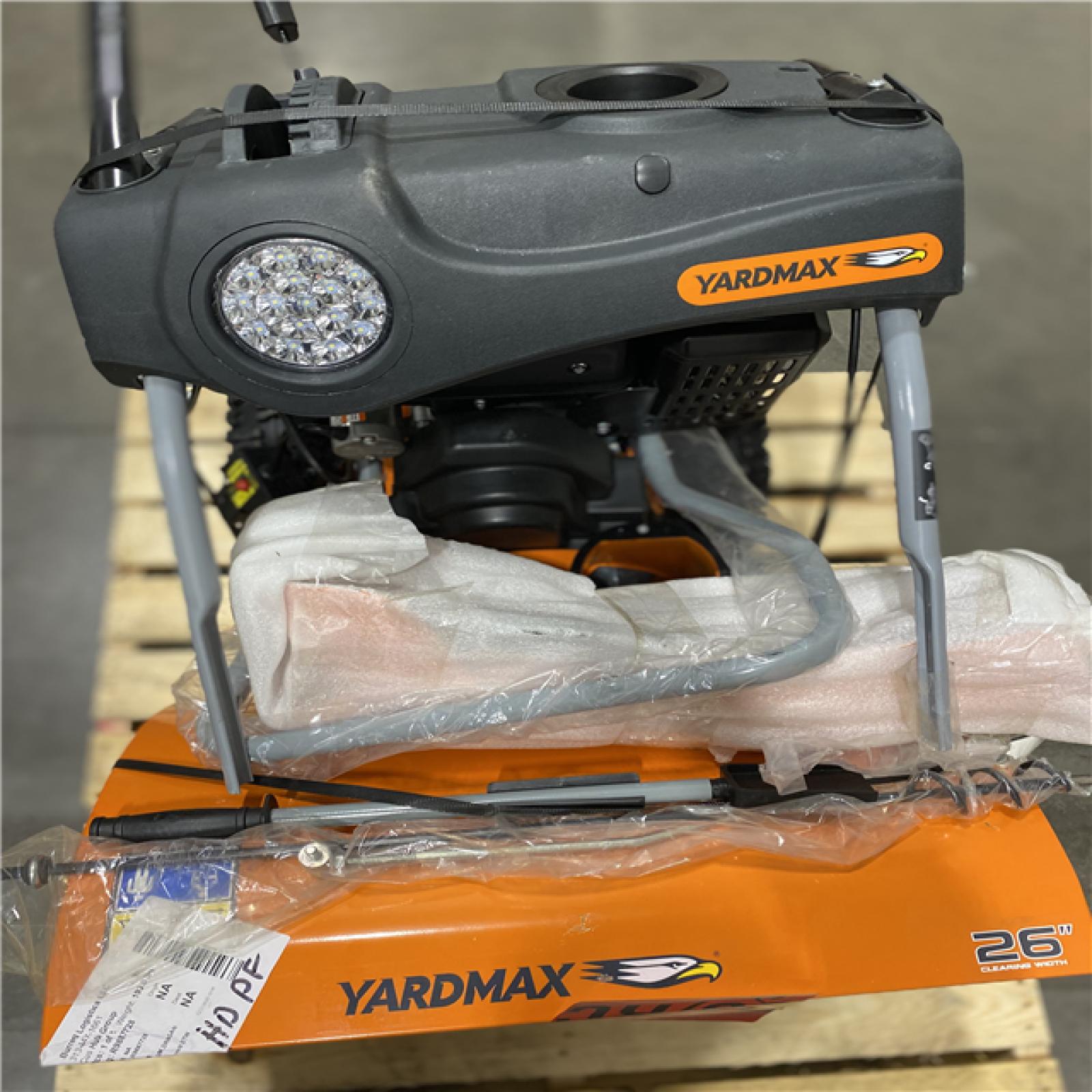 Dallas Location - As-Is YARDMAX 26 Inch Two-Stage Snow Blower