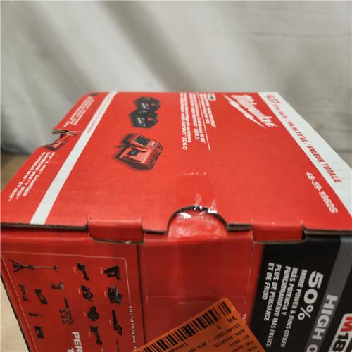 AS-IS- Milwaukee 18-Volt Lithium-Ion High Output Starter Kit