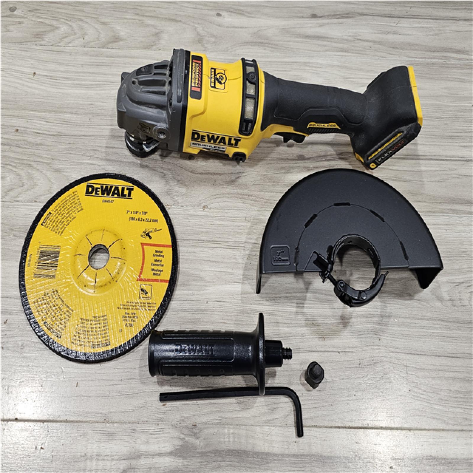 AS-IS DEWALT FLEXVOLT 60V Cordless 7 in. Angle Grinder (Tool-Only)