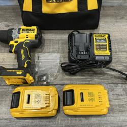 AS-IS DEWALT 20V XR Lithium-Ion Cordless Brushless 1/2 in. Drill/Driver Kit