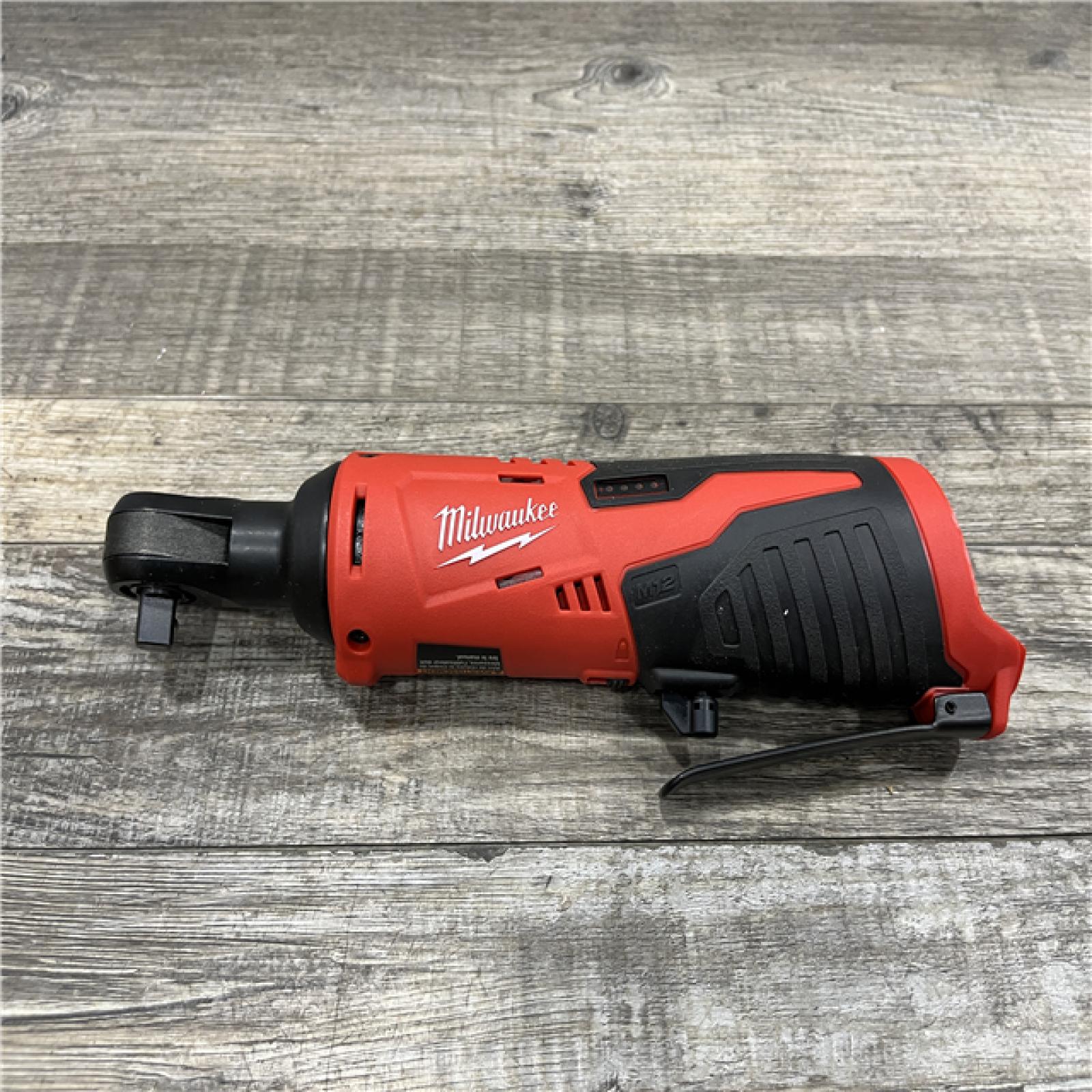 AS-IS Milwaukee 12V Lithium-Ion Cordless 3/8 in. Ratchet (Tool-Only)