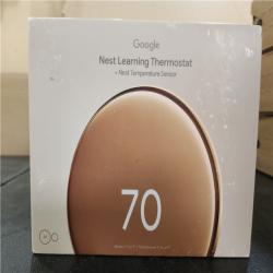 Phoenix AS-IS Google Nest Learning Thermostat (4th Gen) with Nest Temperature Sensor (2nd Gen)