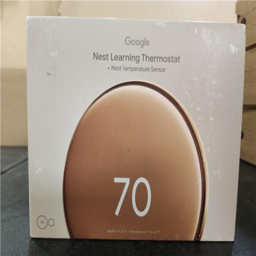 Phoenix AS-IS Google Nest Learning Thermostat (4th Gen) with Nest Temperature Sensor (2nd Gen)