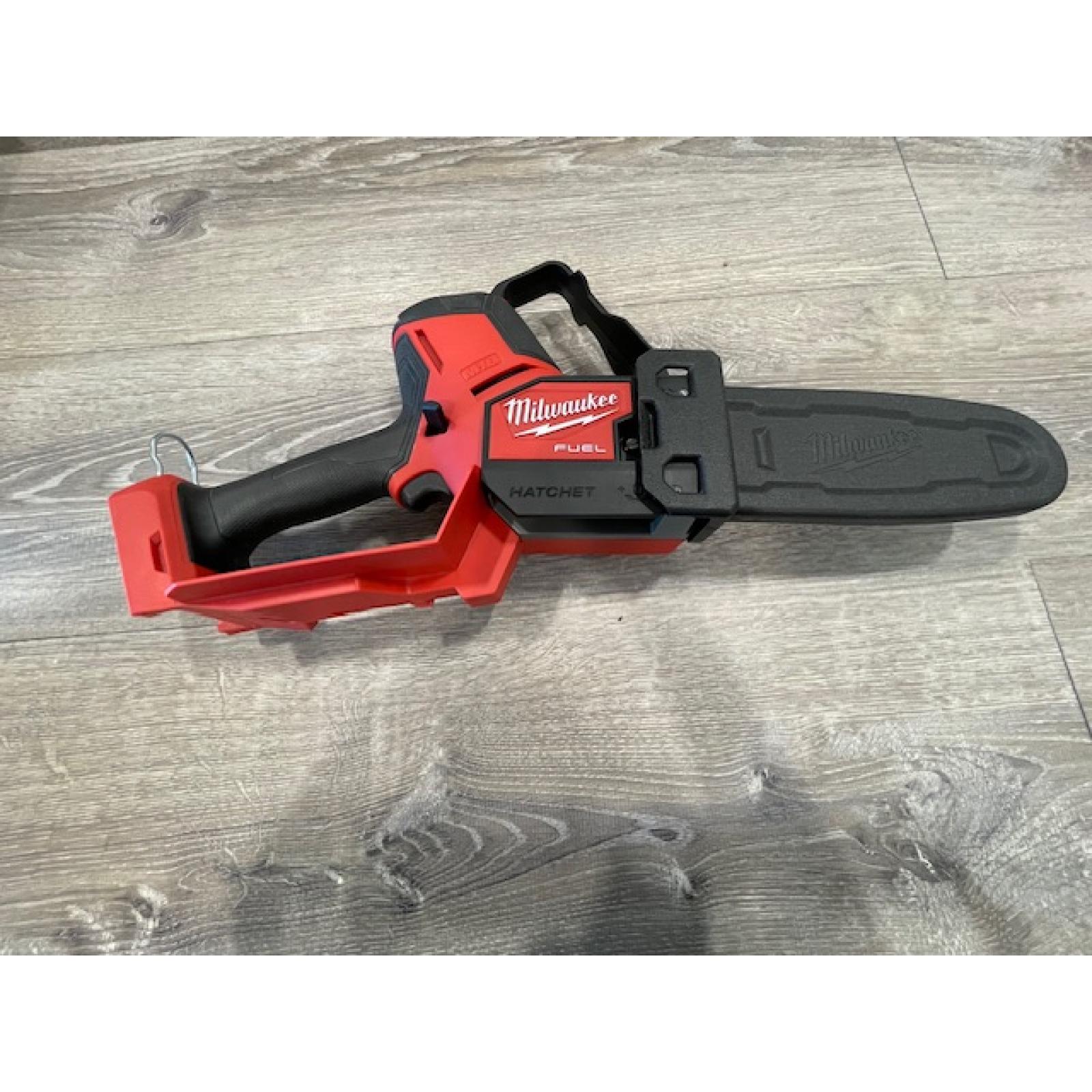 AS-IS Milwaukee FUEL 18V Lithium-Ion Brushless Cordless 8 in. HATCHET Pruning Saw (Tool-Only)