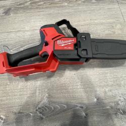 AS-IS Milwaukee FUEL 18V Lithium-Ion Brushless Cordless 8 in. HATCHET Pruning Saw (Tool-Only)