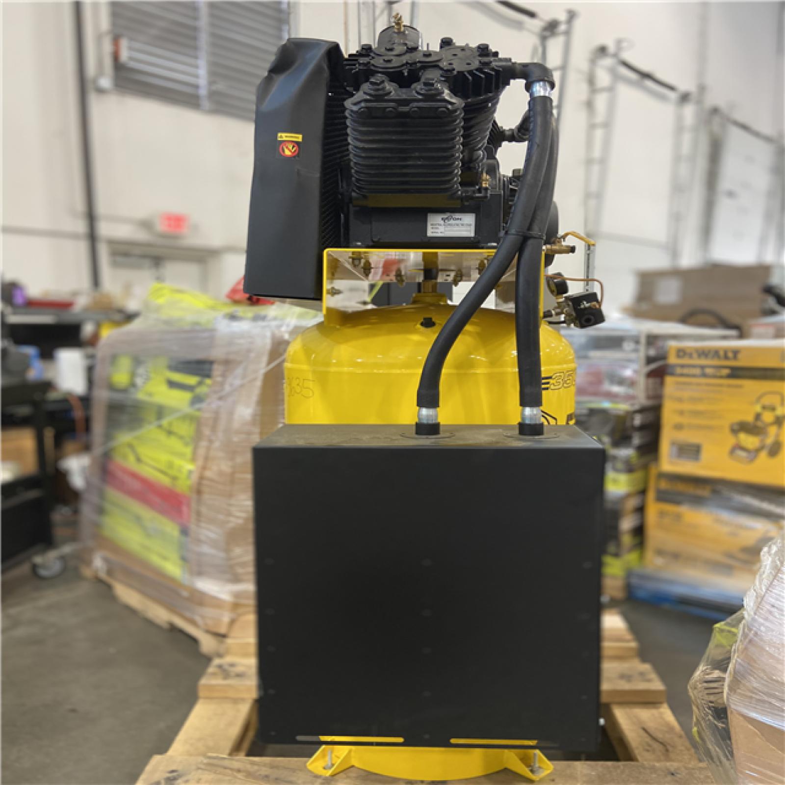 DALLAS LOCATION - EMAX 80 Gal. 10 HP V4 1-Phase Silent Air 175 PSI Electric Air Compressor with Isolator Pads and Auto Drain