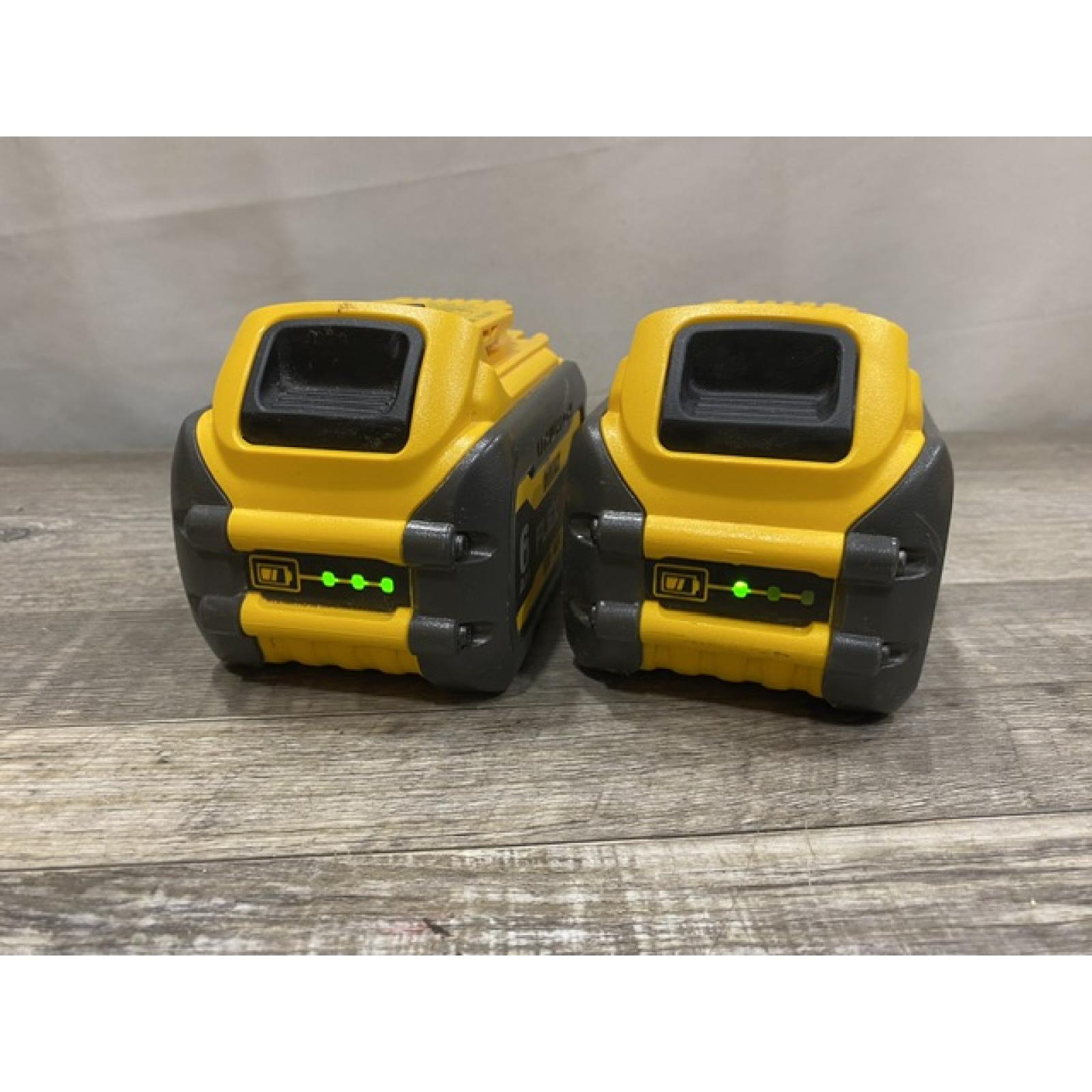 AS-IS DEWALT FLEXVOLT 20V/60V MAX Lithium-Ion 6.0Ah Battery Pack (2 Pack)