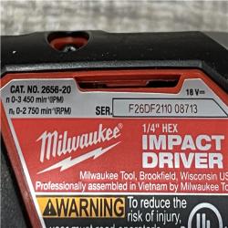 AS-IS Milwaukee 18V Lithium-Ion Cordless Drill Driver/Impact Driver Combo Kit