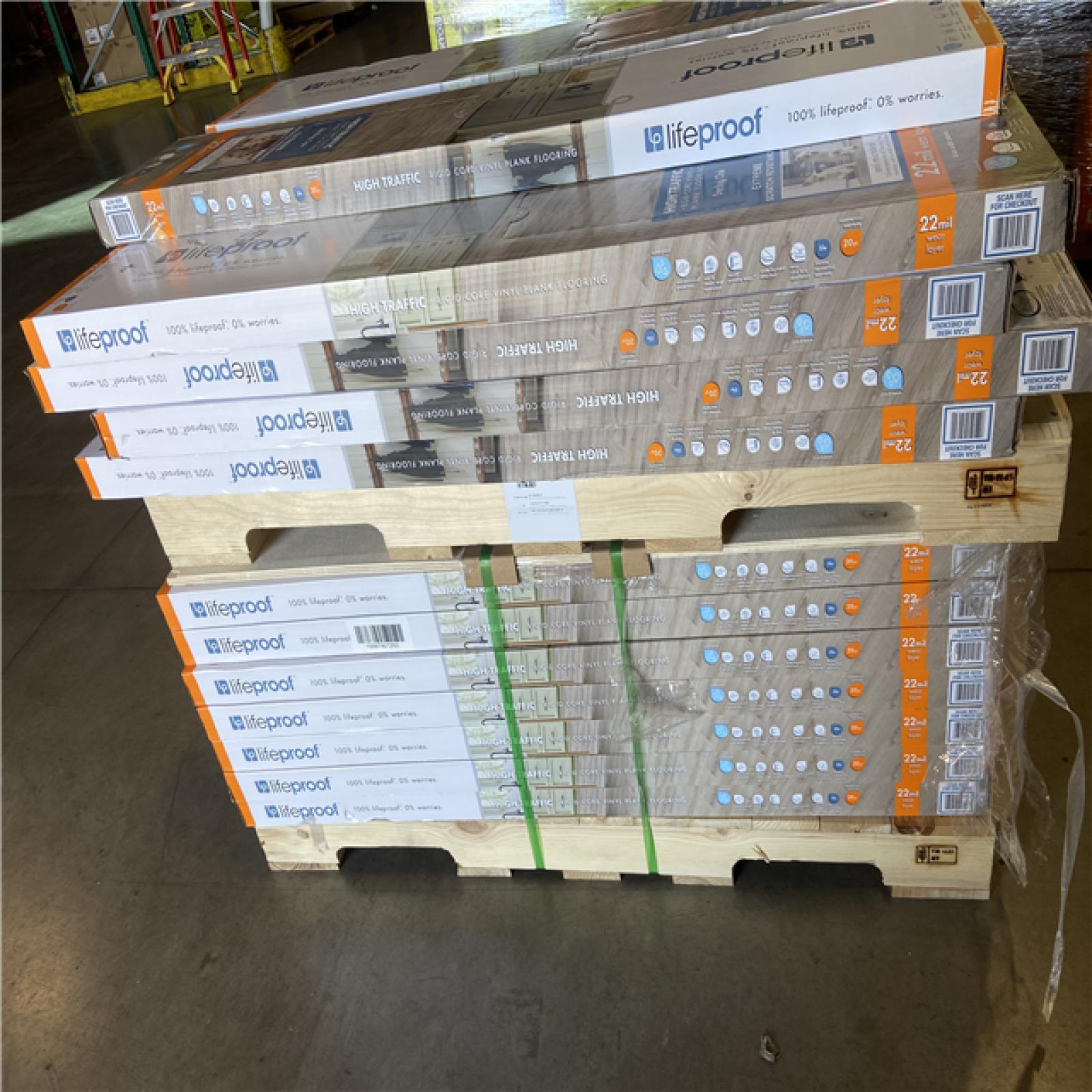 DALLAS LOCATION - Lifeproof Sterling Oak 22 MIL x 8.7 in. W x 48 in. L Click Lock Waterproof Luxury Vinyl Plank Flooring (20.1 sqft/case) - 46 CASES