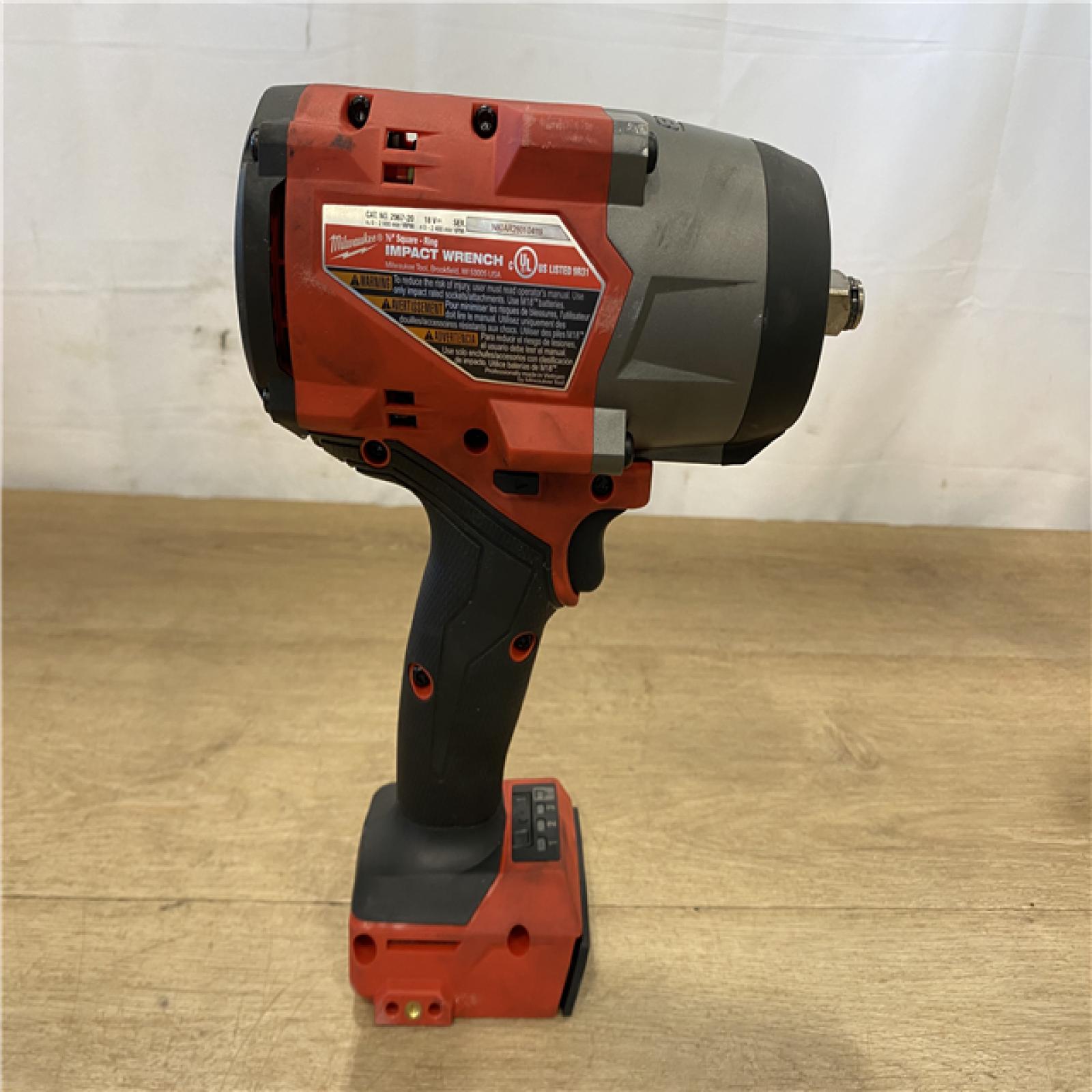 AS-IS Milwaukee FUEL 18V Lithium-Ion Brushless Cordless 1/2 in. Impact Wrench w/Friction Ring Kit