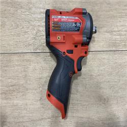 AS-IS Milwaukee FUEL 12V Lithium-Ion Brushless Cordless Stubby 1/2 in. Impact Wrench (Tool-Only)