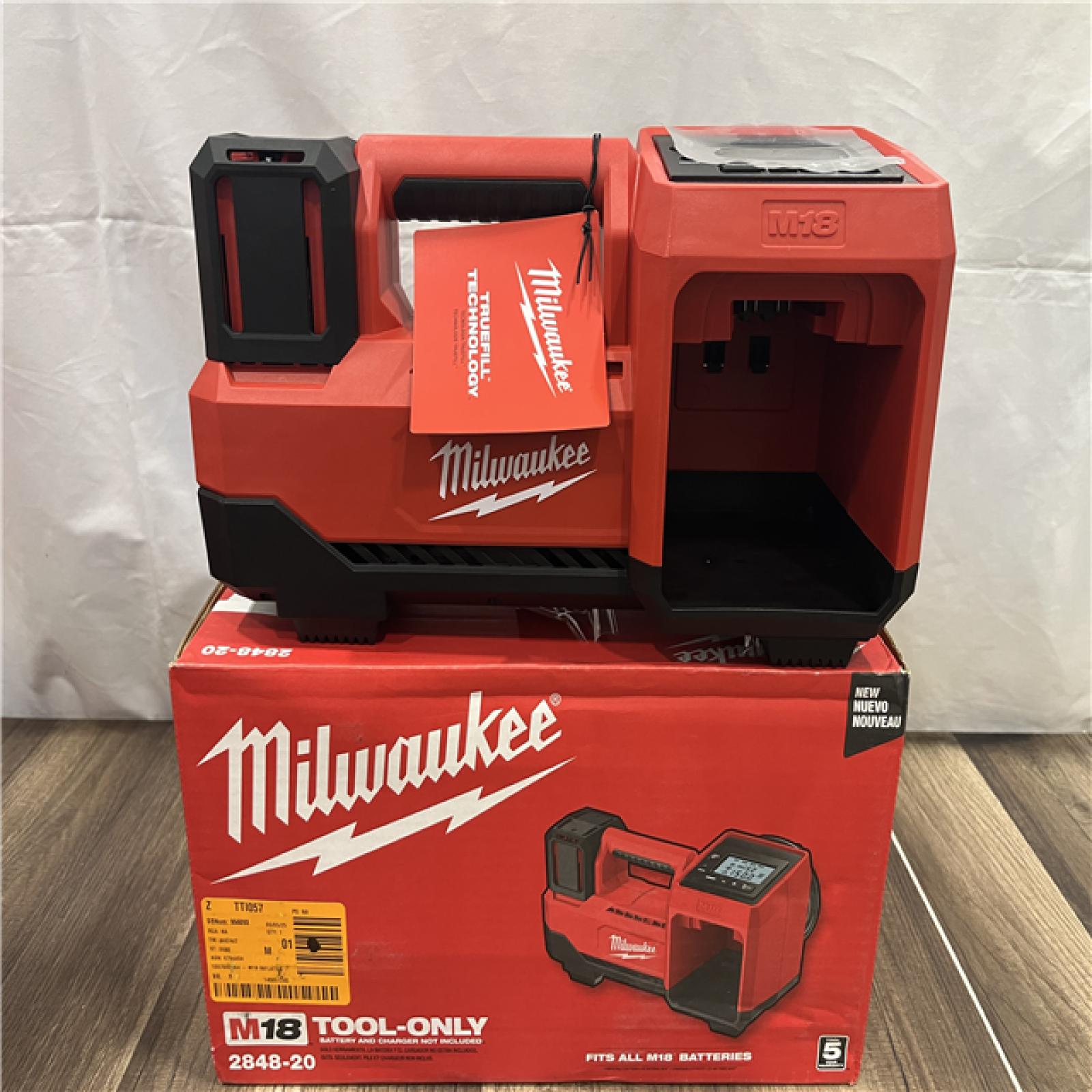 GOOD MILWAUKEE  18-Volt Lithium-Ion Cordless Inflator (Tool-Only)