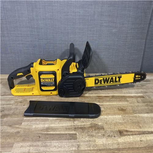 Houston Location AS-IS DEWALT FLEXVOLT 60V MAX 16in. Brushless Cordless Chainsaw (Tool Only)