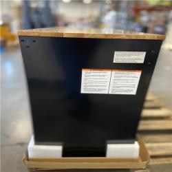 DALLAS LOCATION - Husky Tool Storage 46 in. W x 18 in. D 9-Drawer Mobile Workbench Cabinet in Gloss Black