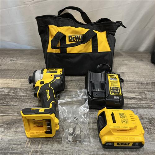 AS-IS DEWALT Atomic 20V Max Lithium-Ion Brushless Cordless Compact 1/4 in. Impact Driver Kit