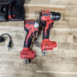HOUSTON LOCATION - AS - IS Milwaukee 18-Volt Lithium-Ion Brushless Cordless Compact Hammer Drill/Impact Combo Kit