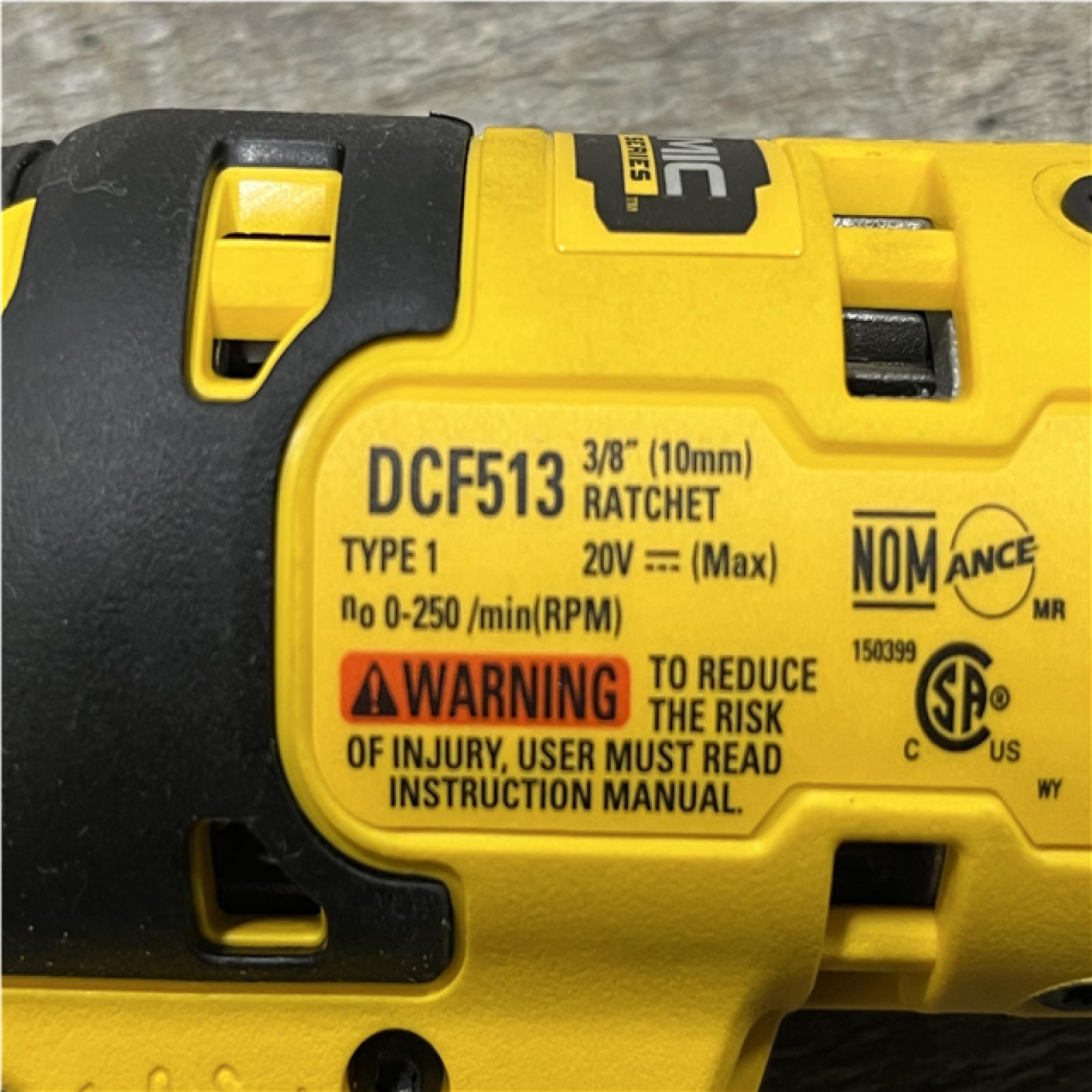 AS-IS DEWALT ATOMIC 20V MAX Cordless 3/8 in. Ratchet (Tool Only)