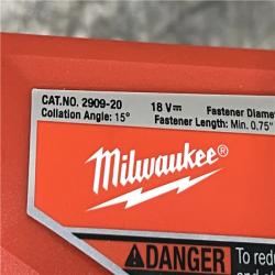 AS-IS Milwaukee FUEL 18-Volt Lithium-Ion Brushless Cordless Coil Roofing Nailer (Tool Only)