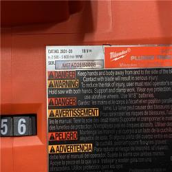 AS-IS Milwaukee  FUEL 18V Lithium-Ion Cordless Brushless 6-1/2 in. Plunge Cut Track Saw (Tool-Only)