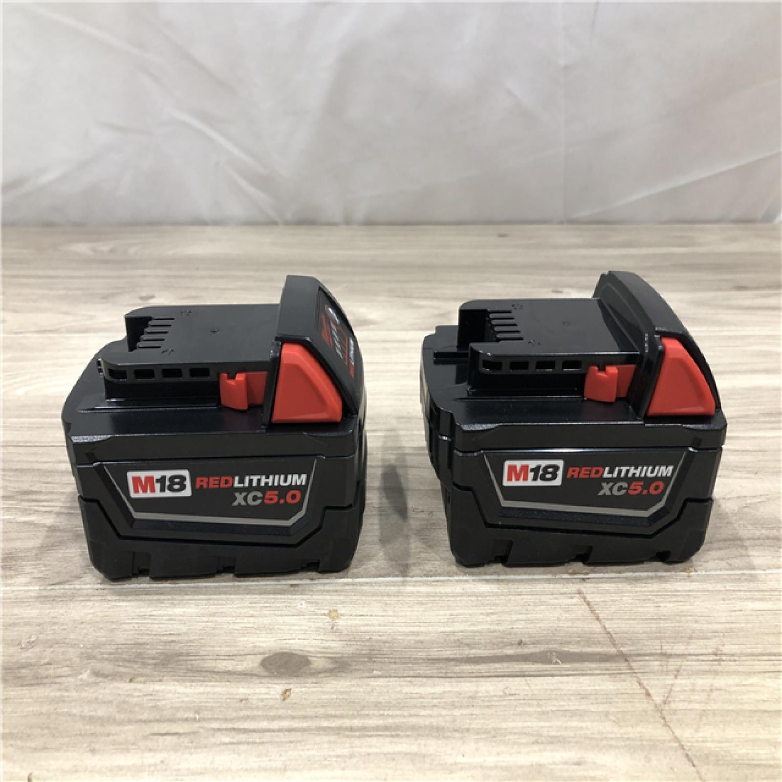 AS-IS Milwaukee 18-Volt Lithium-Ion XC Starter Kit