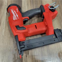 AS-IS MILWAUKEE FUEL 18-Volt Lithium-Ion Brushless Cordless 18-Gauge 1/4 in. Narrow Crown Stapler (Tool-Only)