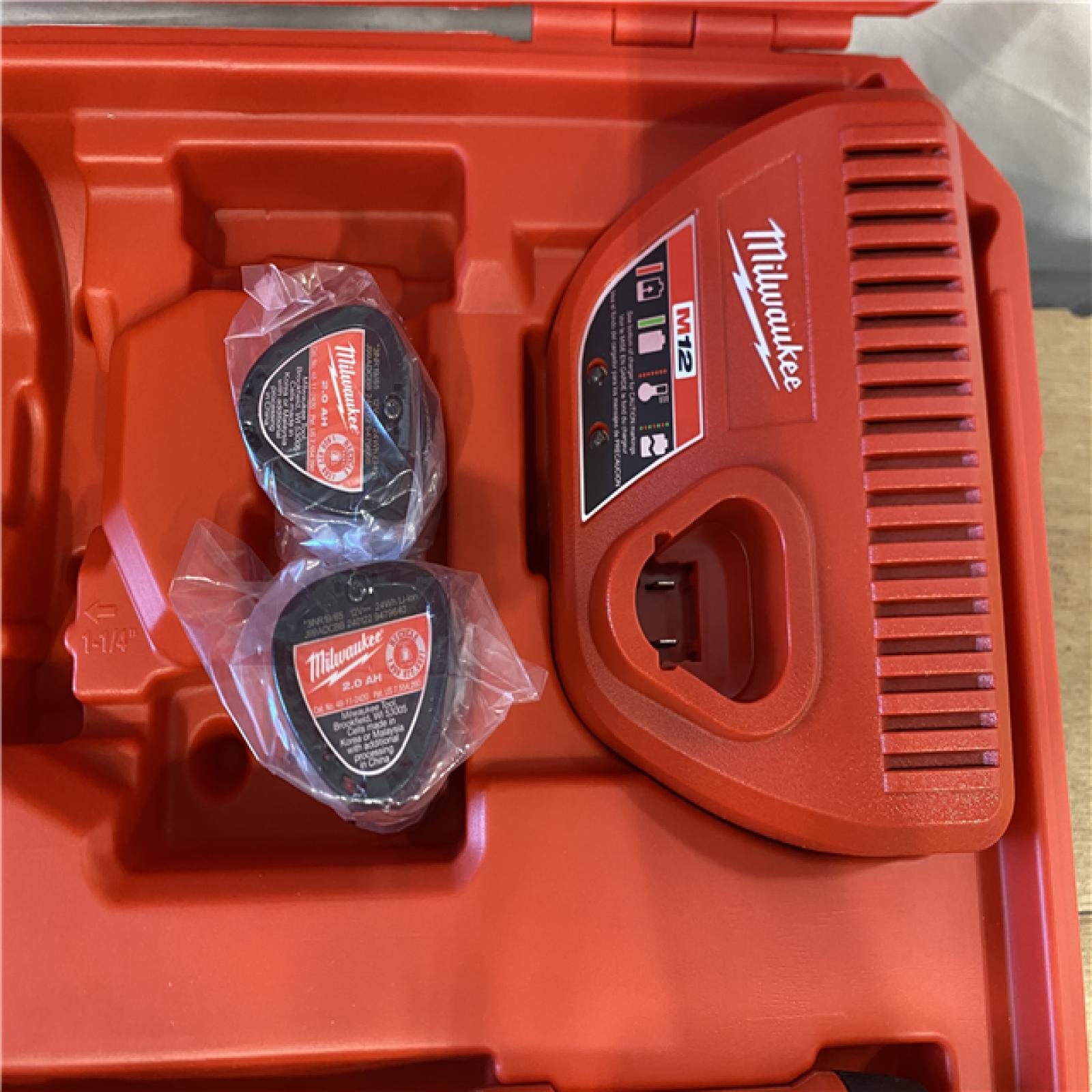 AS-IS Milwaukee 12-Volt Lithium-Ion FORCE LOGIC Copper Press Tool Kit