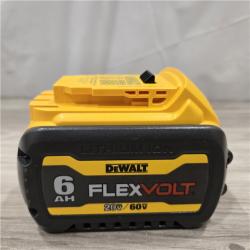 AS-IS DEWALT FLEXVOLT 20V/60V MAX 6.0Ah Battery Pack with 6 Amp Output Charger