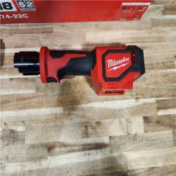 HOUSTON LOCATION - AS-IS Milwaukee 18V Lithium-Ion Cordless Short Throw Press Tool with 3 PEX Crimp Jaws Kit