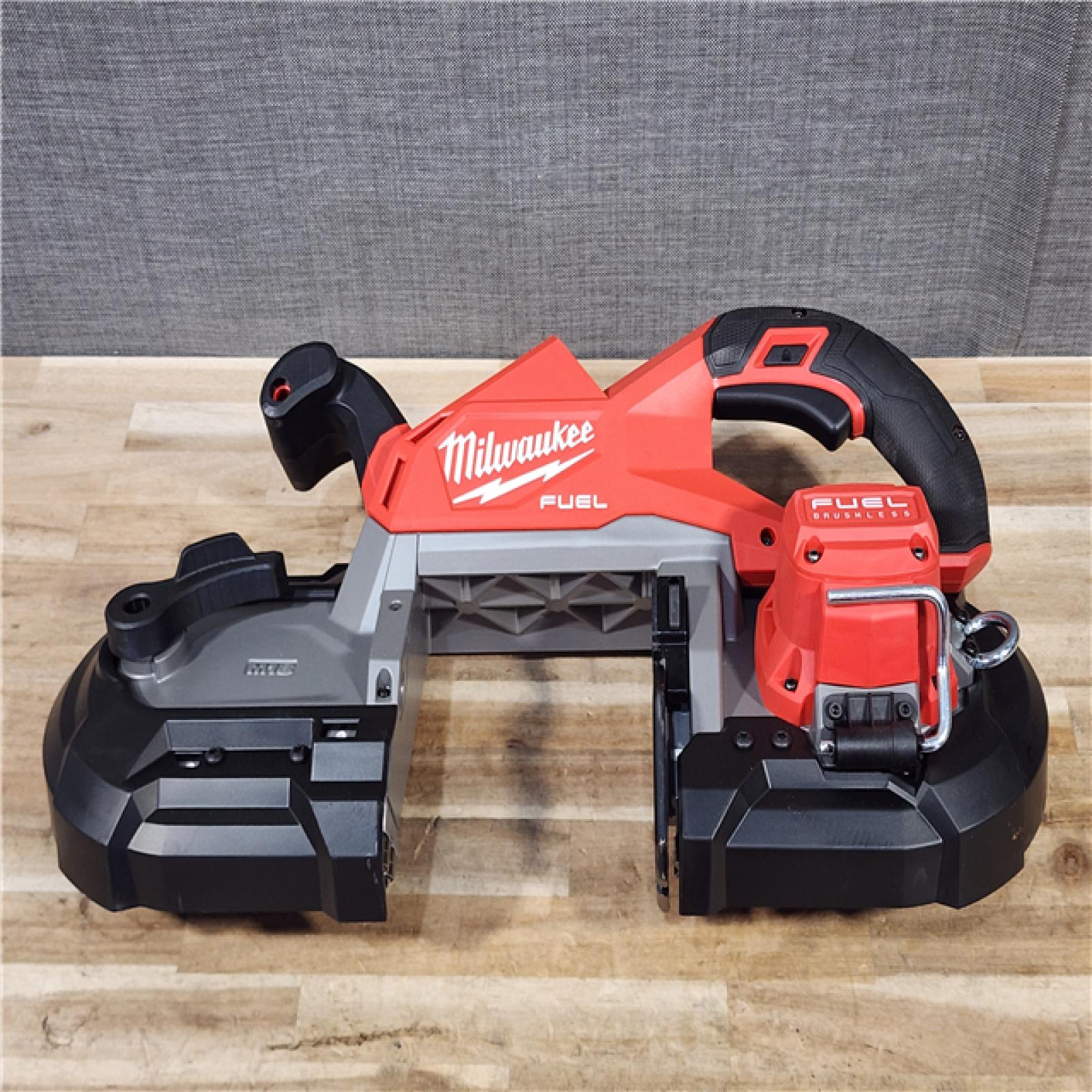 HOUSTON LOCATION - AS-IS (APPEARS LIKE NEW) Milwaukee FUEL 18V Lithium-Ion Brushless Cordless Deep Cut Band Saw (Tool-Only)