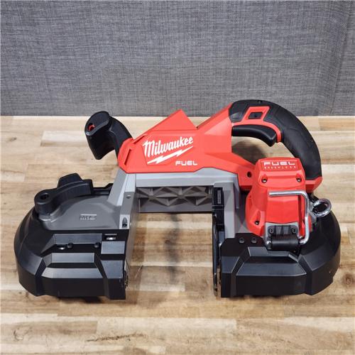HOUSTON LOCATION - AS-IS (APPEARS LIKE NEW) Milwaukee FUEL 18V Lithium-Ion Brushless Cordless Deep Cut Band Saw (Tool-Only)