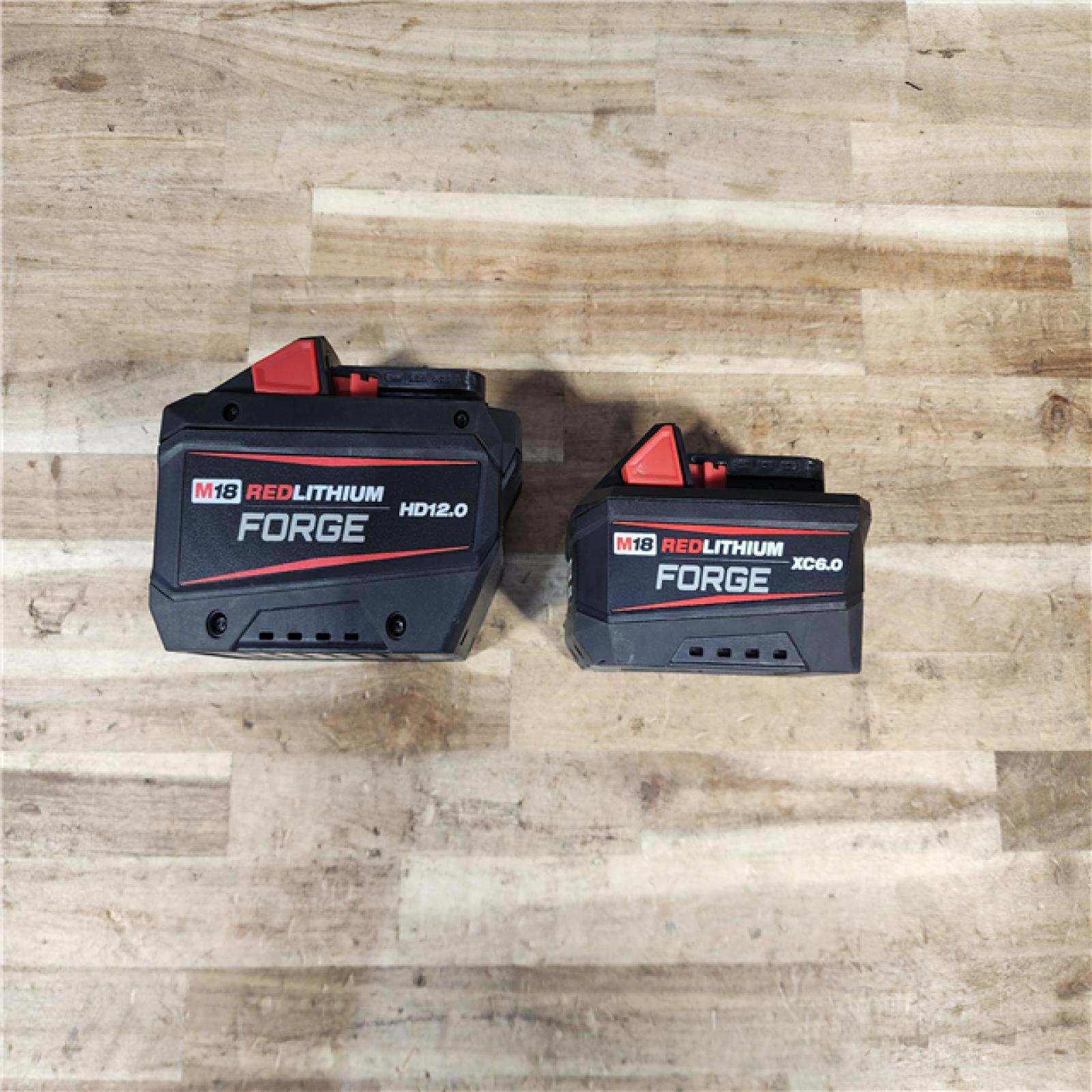 HOUSTON LOCATION - AS-IS MILWAUKEE FORGE BATTERY PACK QTY - 2