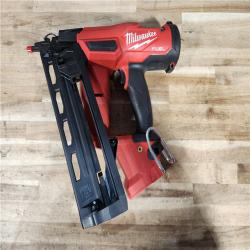 HOUSTON LOCATION - AS-IS Milwaukee FUEL 18-Volt Lithium-Ion Brushless Cordless Gen II 16-Gauge Angled Finish Nailer (Tool-Only)