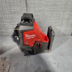 HOUSTON LOCATION - AS-IS M12 12-Volt Lithium-Ion Cordless Green 250 Ft. 3-Plane Laser Level Kit with One 4.0 Ah Battery, Charger and Case