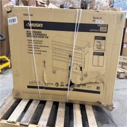 DALLAS LOCATION - AS-IS HUSKY 46IN 9 DRAWER WORKBENCH GLOSS BLACK