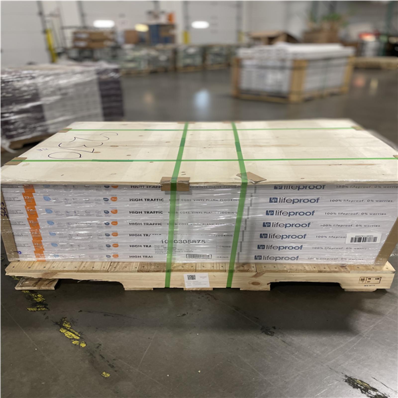DALLAS LOCATION- Lifeproof Walton Oak 22 MIL x 7.1 in. W x 48 in. L Click Lock Waterproof Luxury Vinyl Plank Flooring (18.7 sqft/Case)PALLET-(28 CASES)