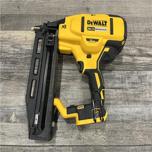 AS-IS DEWALT 20V MAX XR 16-Gauge Lithium-Ion Cordless Finish Nailer (Tool Only)