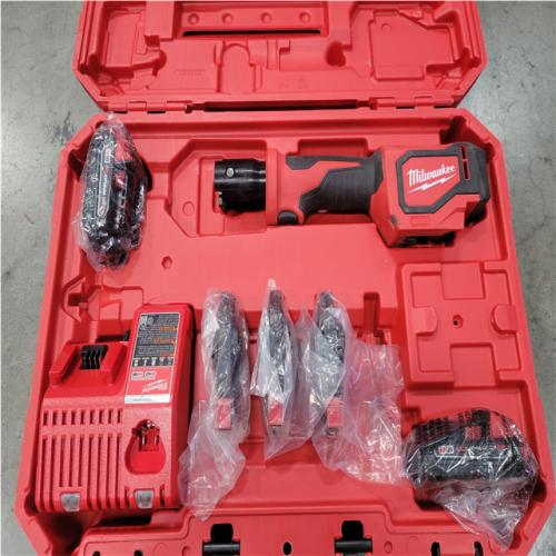 CALIFORNIA LIKE NEW MIWAUKEE M18 SHORT THROW PRESS TOOL LIT WITH PEX CRIMP JAWS