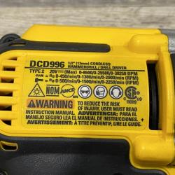 AS-IS DEWALT 20V MAX XR Cordless Brushless 3-Speed 1/2 in. Hammer Drill Kit