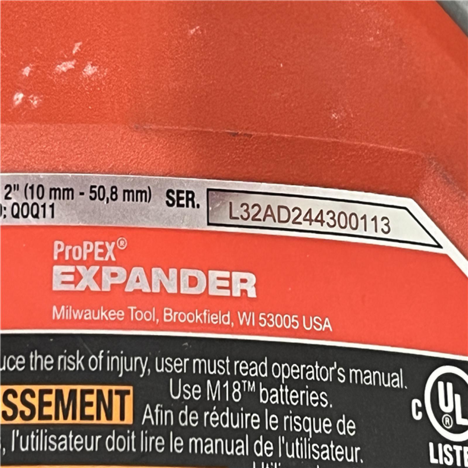 AS-IS Milwaukee Fuel 18-Volt Lithium-Ion Brushless Cordless 1/2 in. - 2 in. Expansion Tool Kit