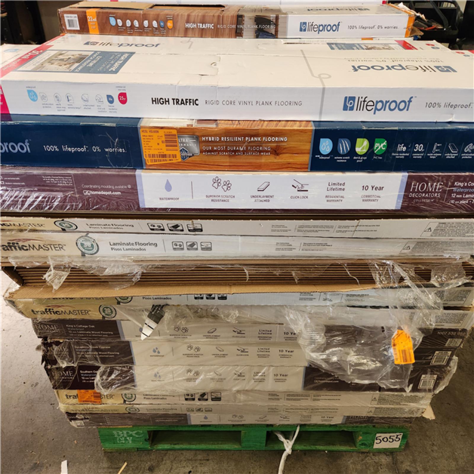 Phoenix AS-IS Mixed Flooring Pallet (70 Pieces)