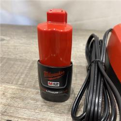 AS-IS Milwaukee 12V Lithium-Ion Cordless 3/8 in. Ratchet Kit