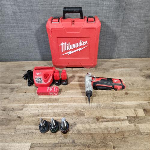 HOUSTON LOCATION - AS-IS M12 12-Volt Lithium-Ion Cordless PEX Expansion Tool Kit with (2) 1.5 Ah Batteries  (3) Expansion Heads and Hard Case