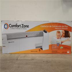 Phoenix Location NEW Comfort Zone 29 in. 1,500-Watt White Convection Baseboard Heater with Silent Operation Pallet (45 Total) (Sealed)