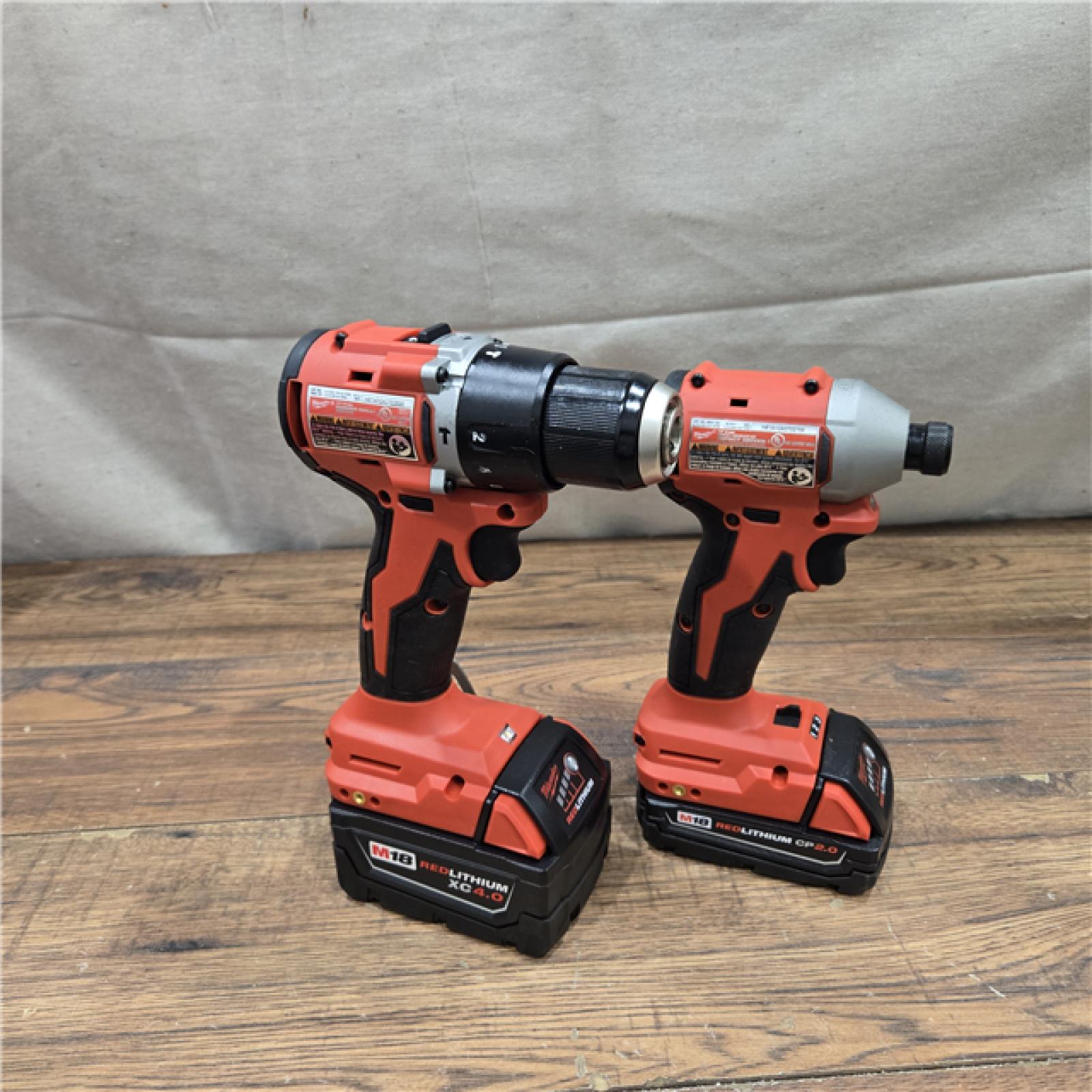 AS-IS Milwaukee M18 Compact Brushless 2-Tool Combo Kit
